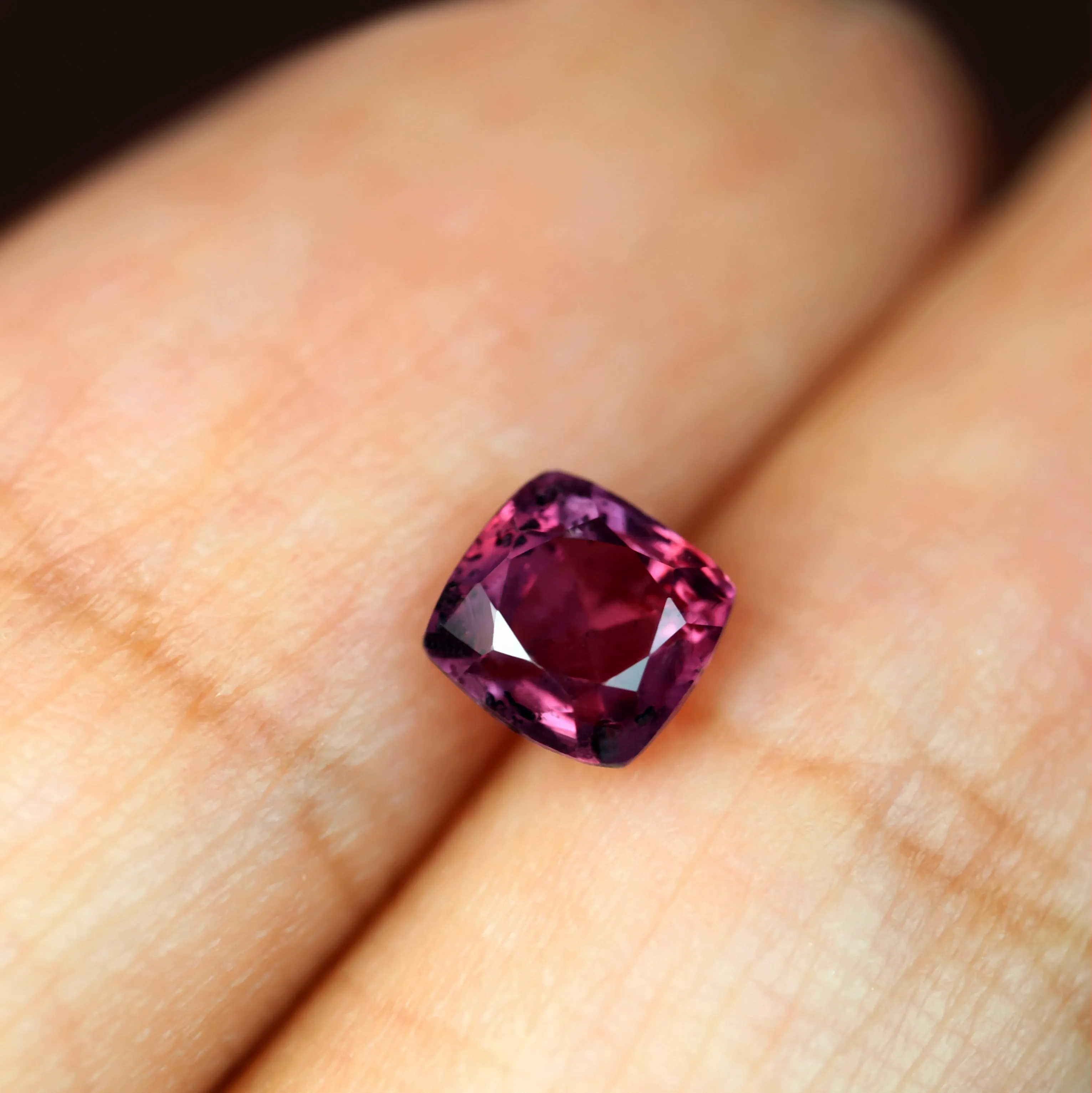 0.72ct Certified Natural Purple Sapphire