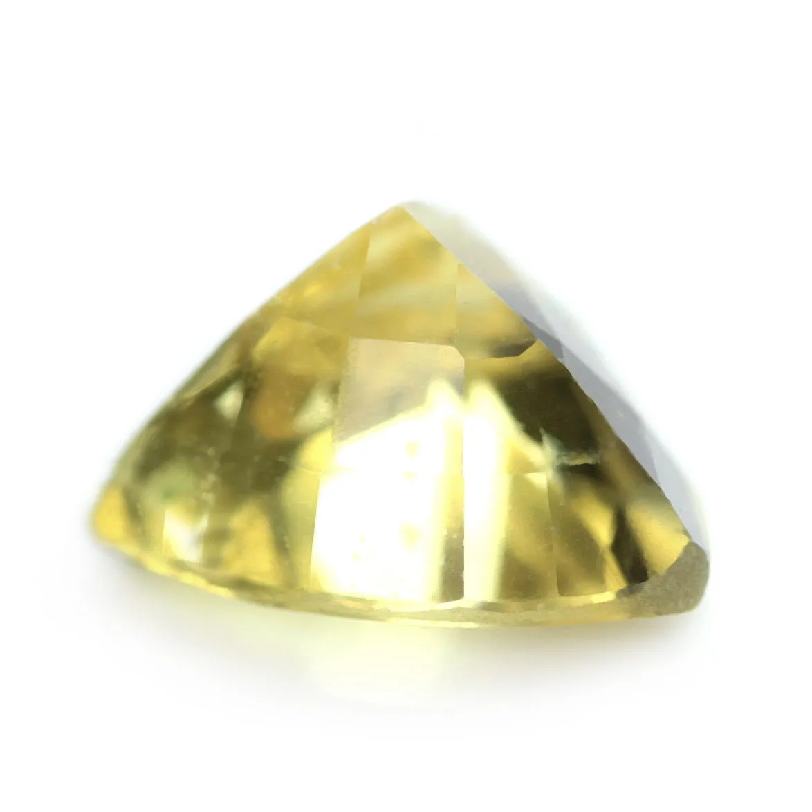 0.72ct Certified Natural Yellow Sapphire