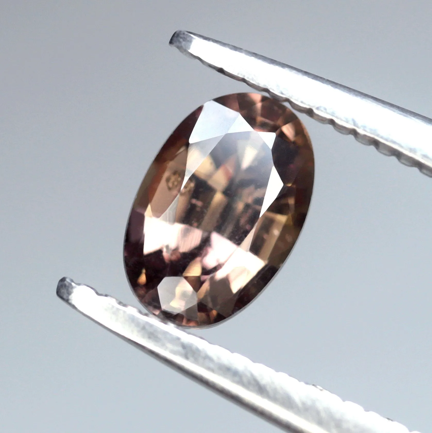 0.73ct Certified Natural Champagne Sapphire