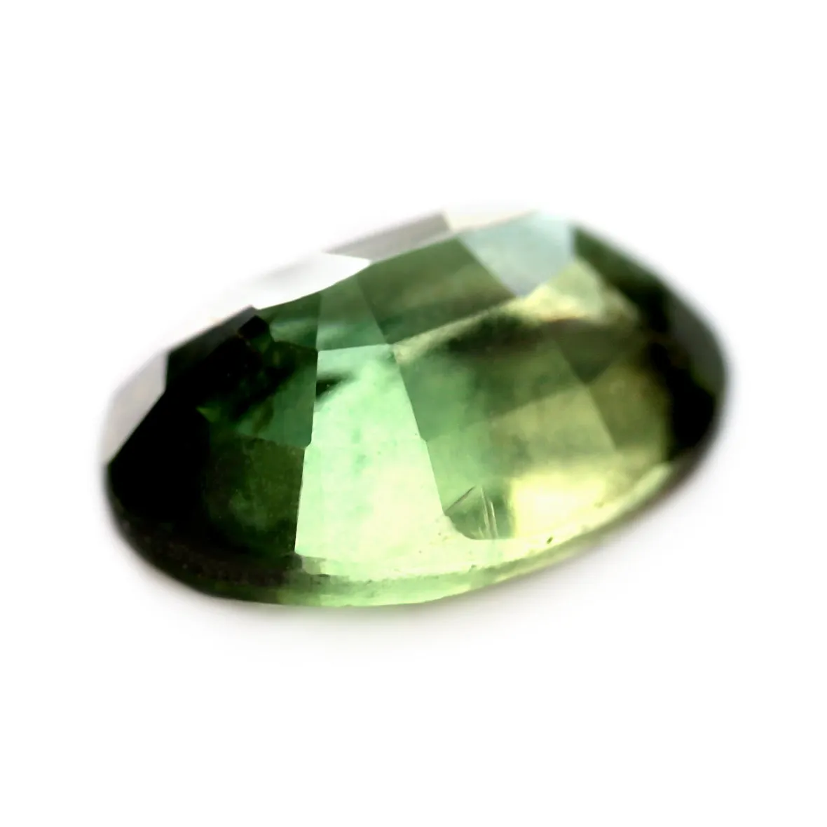0.73ct Certified Natural Green Sapphire
