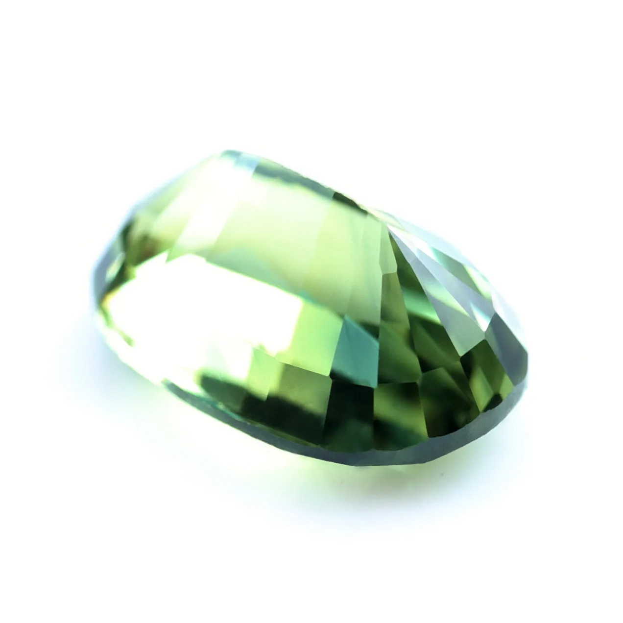 0.73ct Certified Natural Green Sapphire