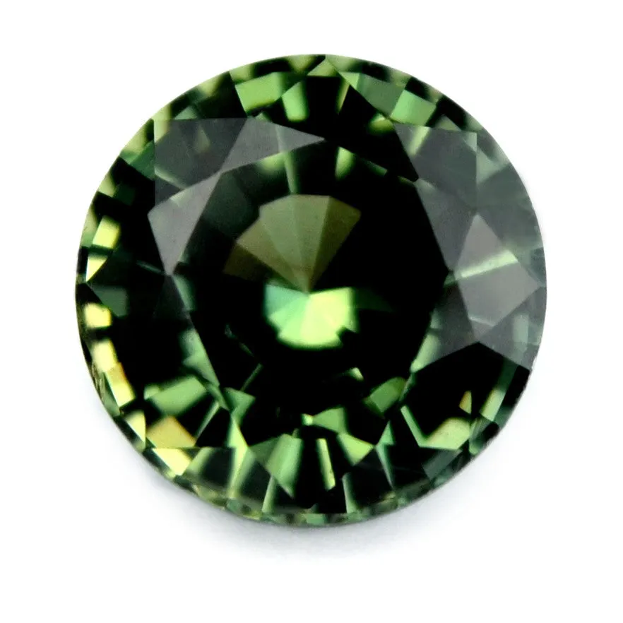 0.73ct Certified Natural Green Sapphire