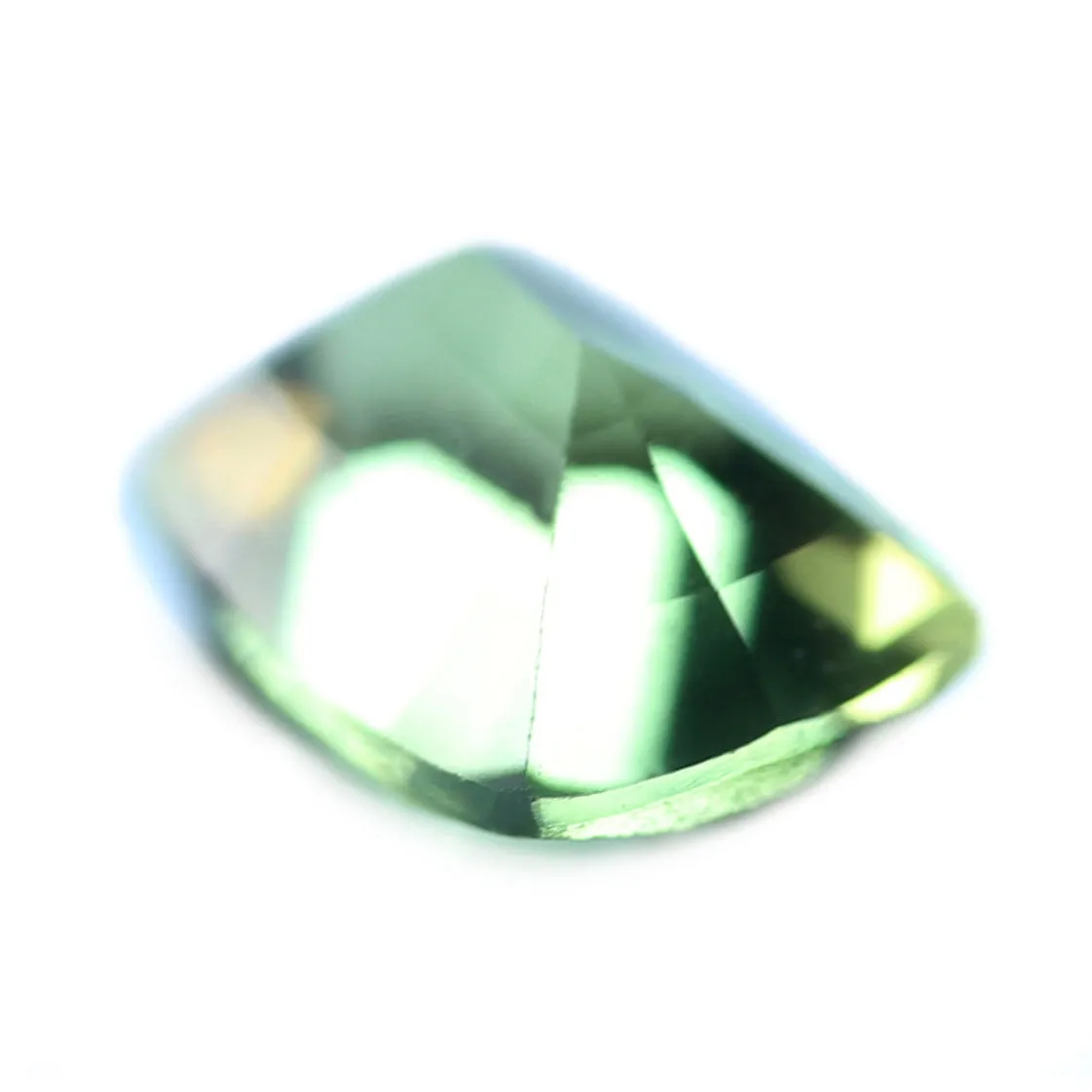 0.73ct Certified Natural Green Sapphire