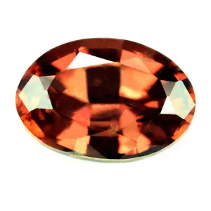 0.73ct Certified Natural Orange Sapphire