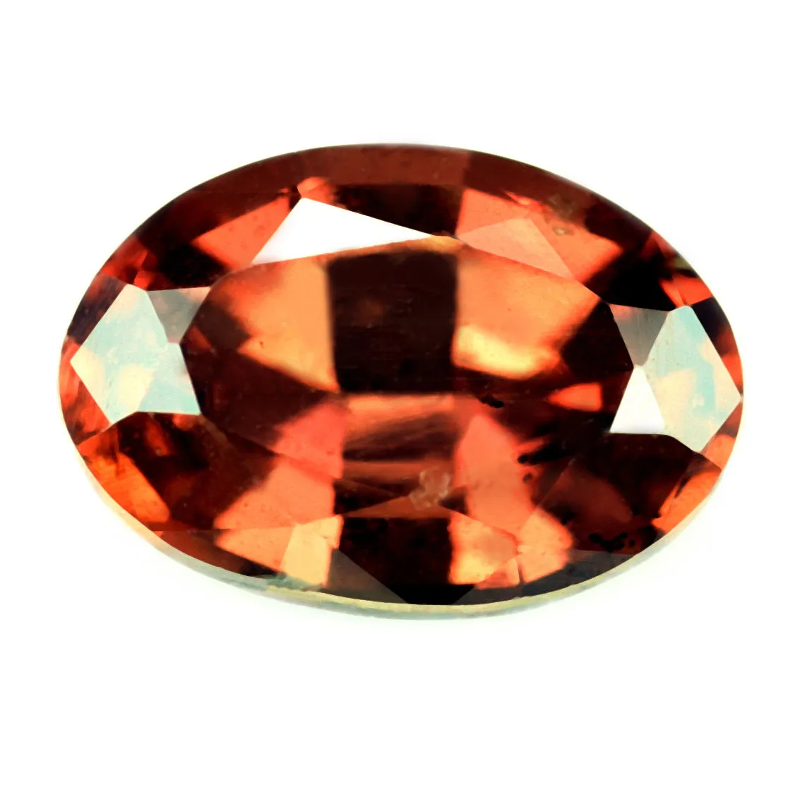 0.73ct Certified Natural Orange Sapphire