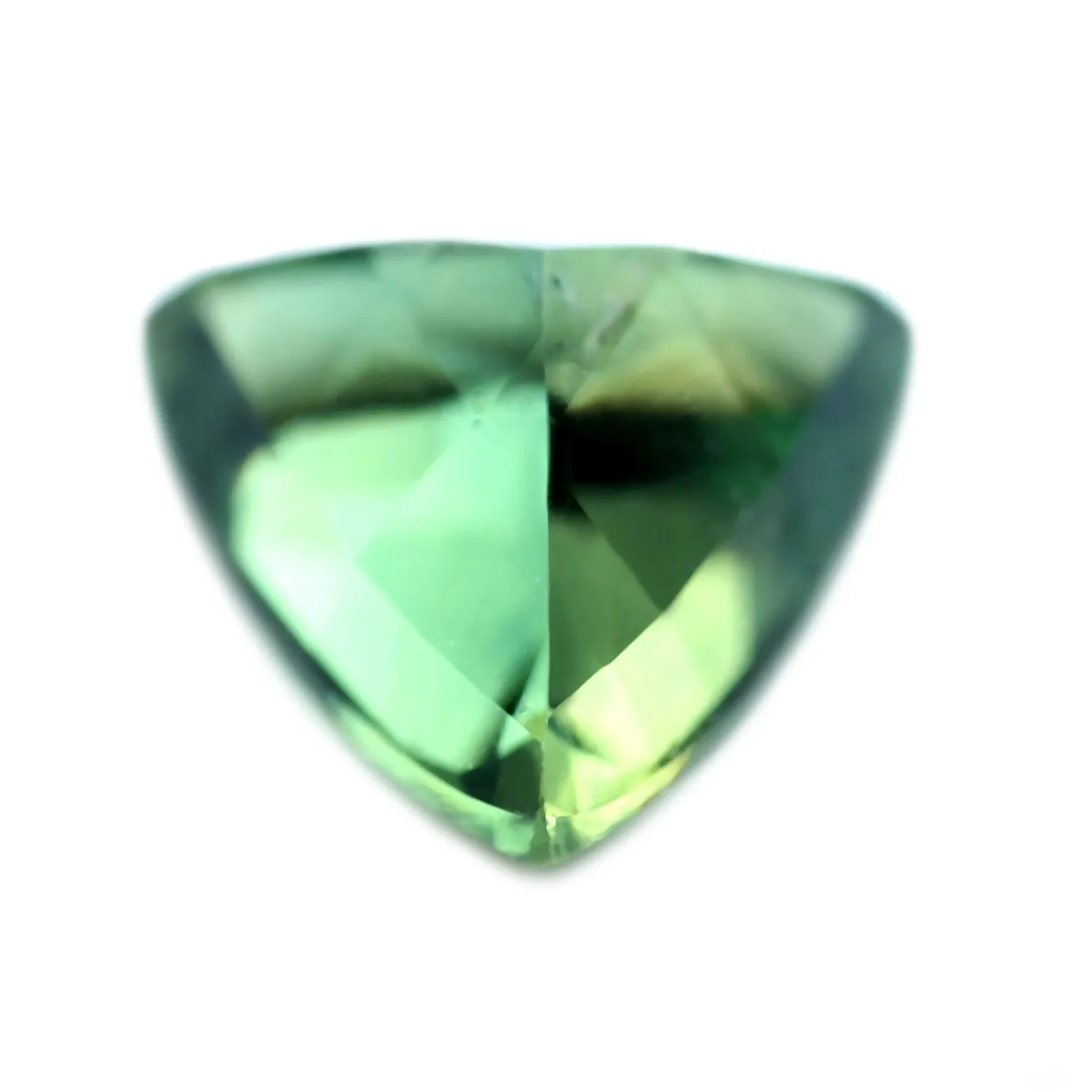 0.74ct Certified Natural Green Sapphire