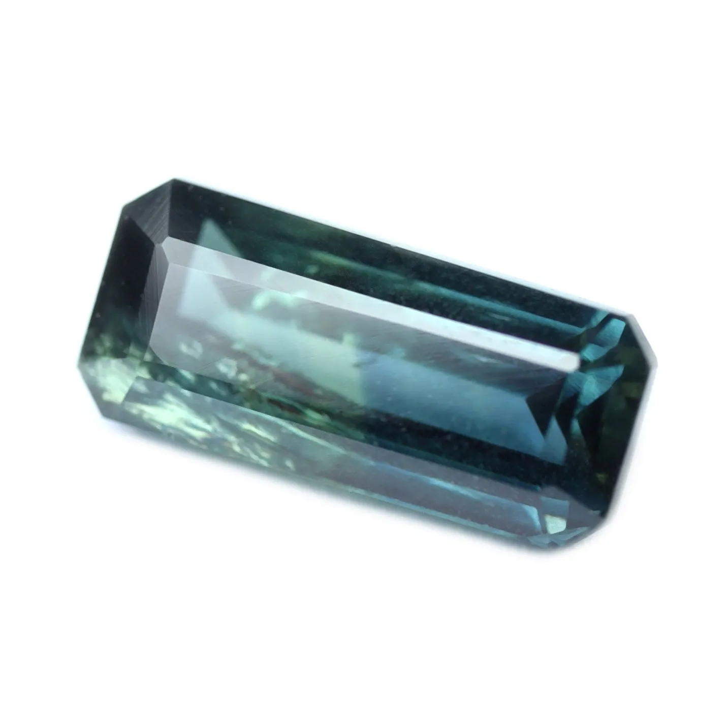 0.74ct Certified Natural Teal Sapphire