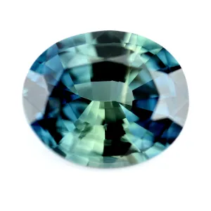 0.74ct Certified Natural Teal Sapphire