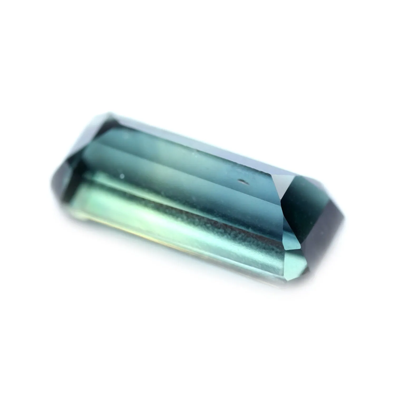 0.74ct Certified Natural Teal Sapphire