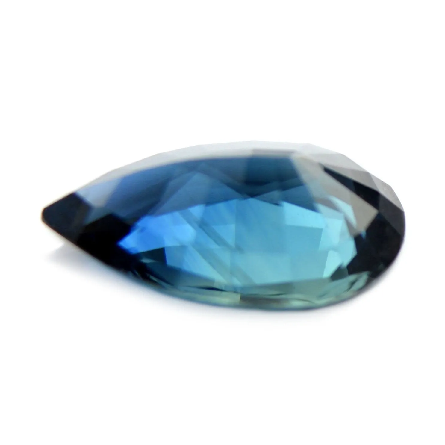 0.75 ct Certified Natural Teal Sapphire