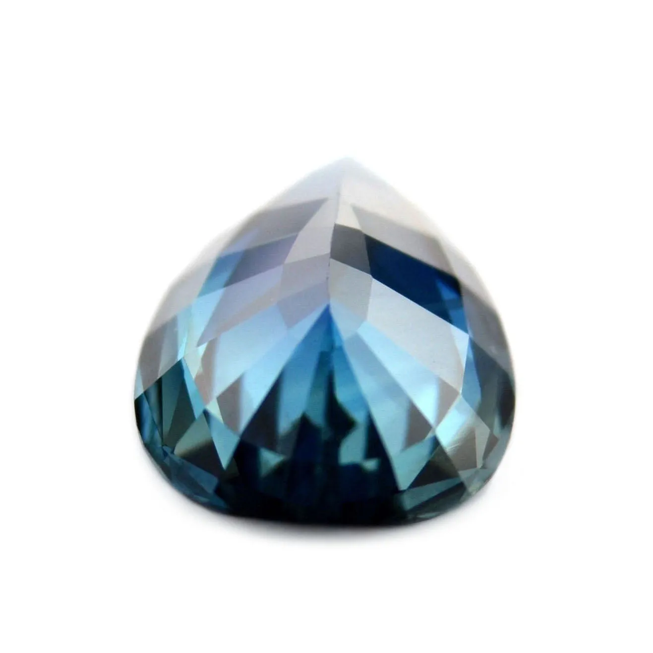 0.75 ct Certified Natural Teal Sapphire