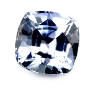 0.75 ct Certified Natural White Sapphire