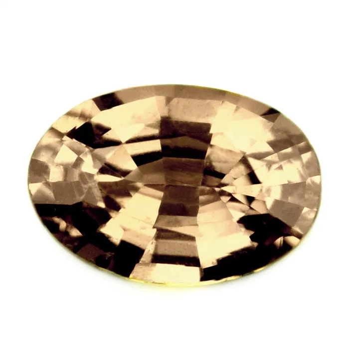 0.75ct Certified Natural Champagne Sapphire