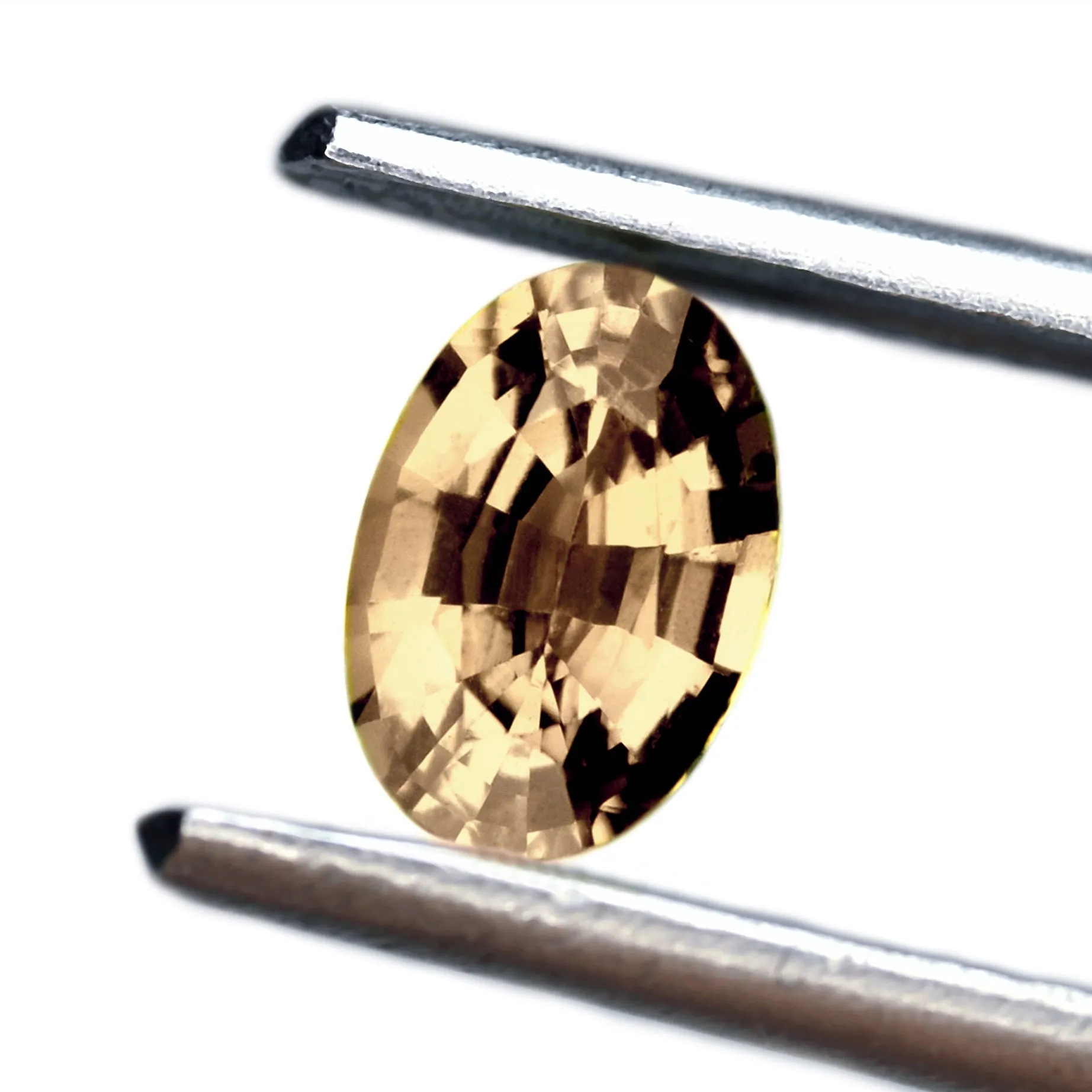 0.75ct Certified Natural Champagne Sapphire