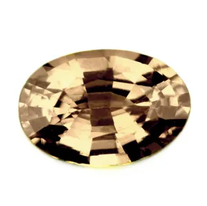 0.75ct Certified Natural Champagne Sapphire