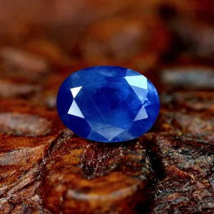 0.76ct Certified Natural Blue Sapphire