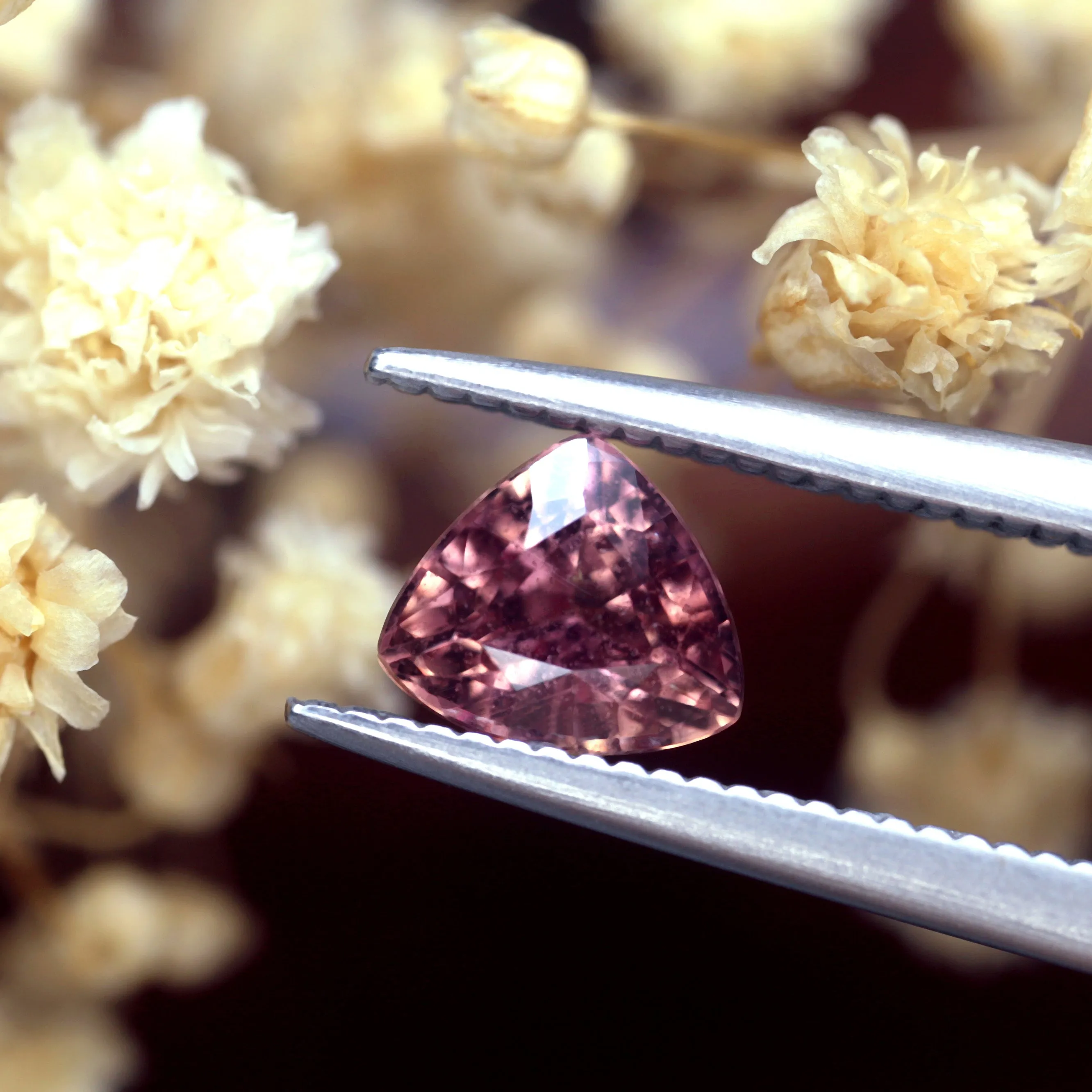0.76ct Certified Natural Peach Sapphire