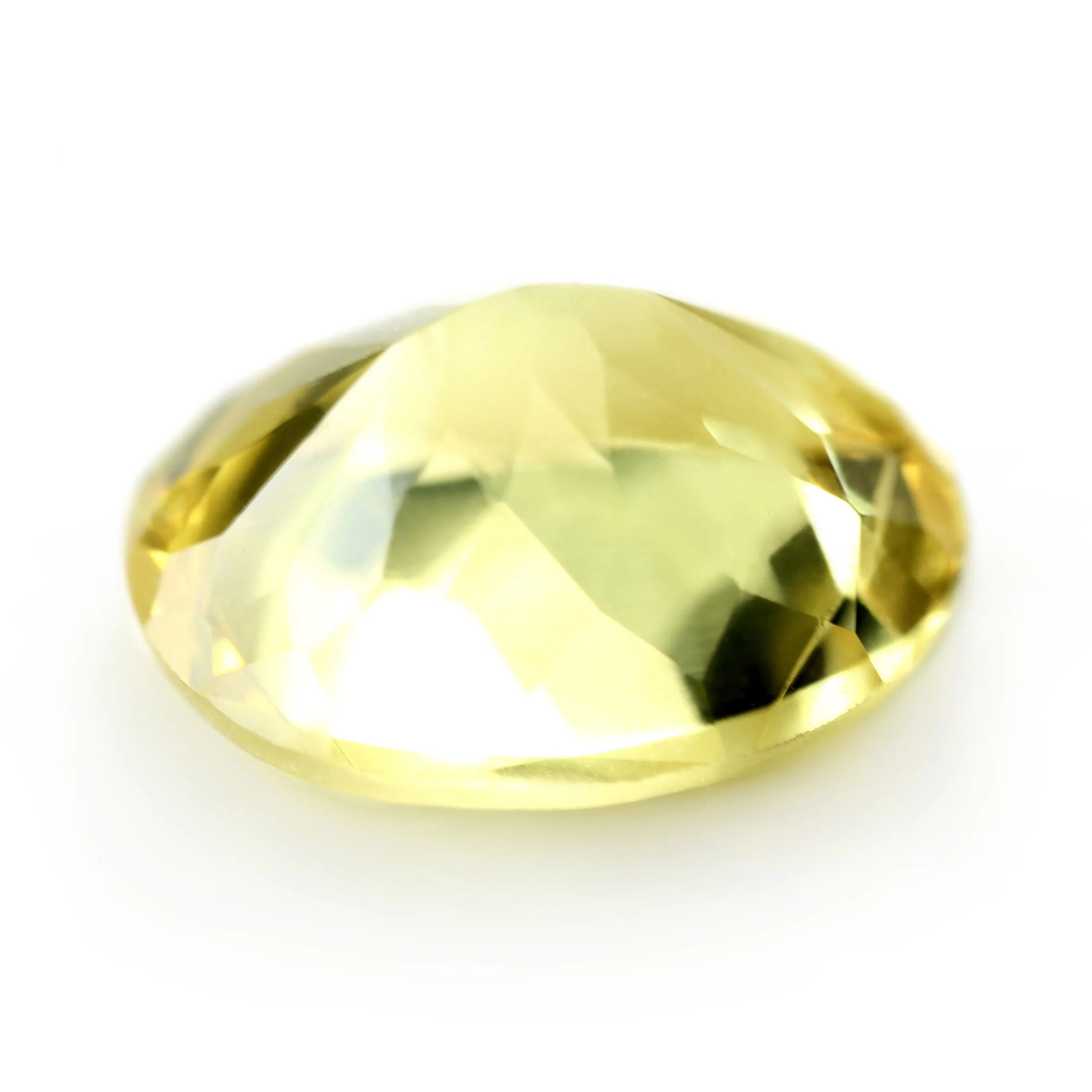 0.76ct Certified Natural Yellow Sapphire
