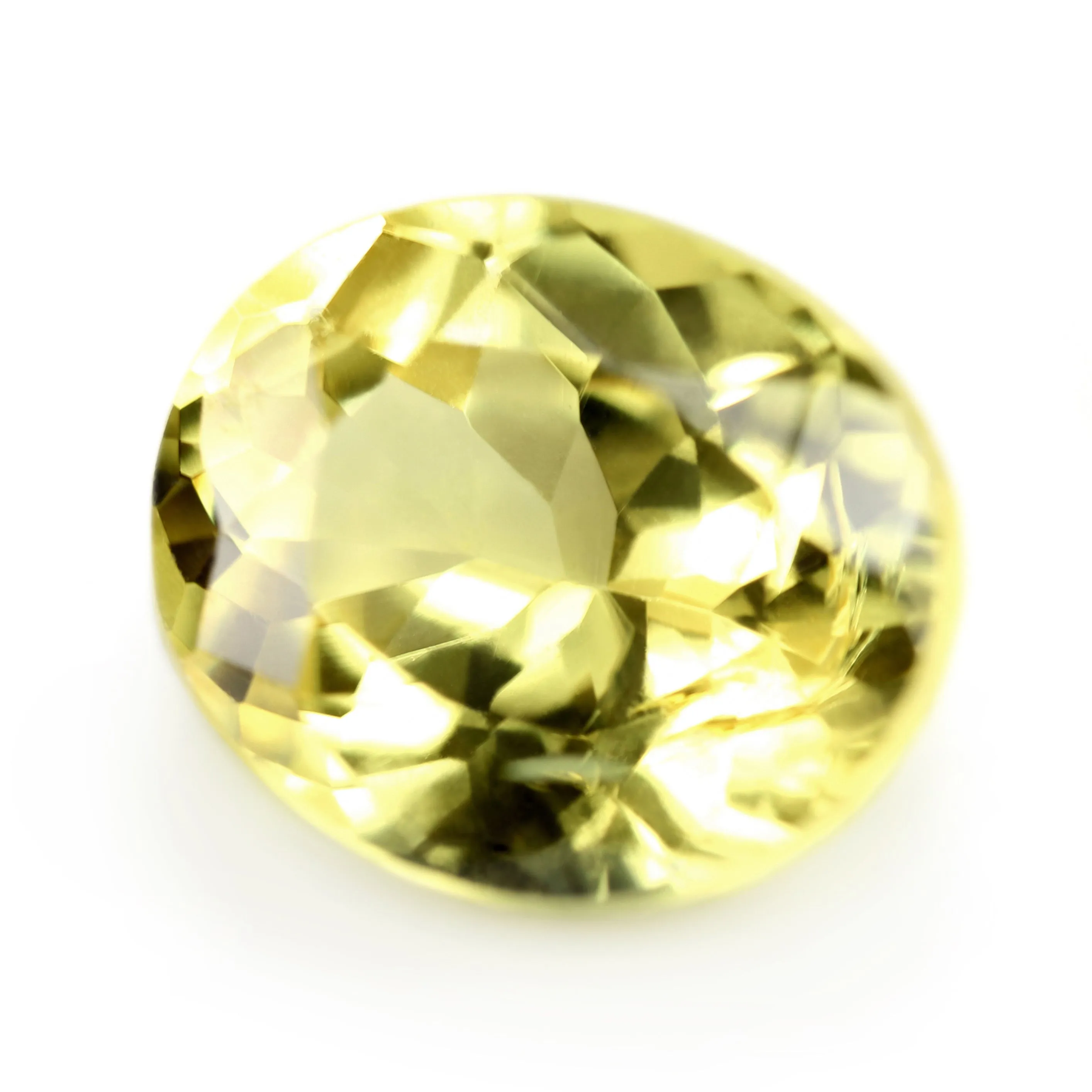 0.76ct Certified Natural Yellow Sapphire