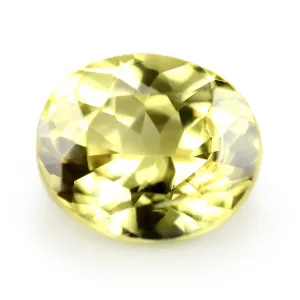 0.76ct Certified Natural Yellow Sapphire
