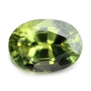0.77ct Certified Natural Green Sapphire