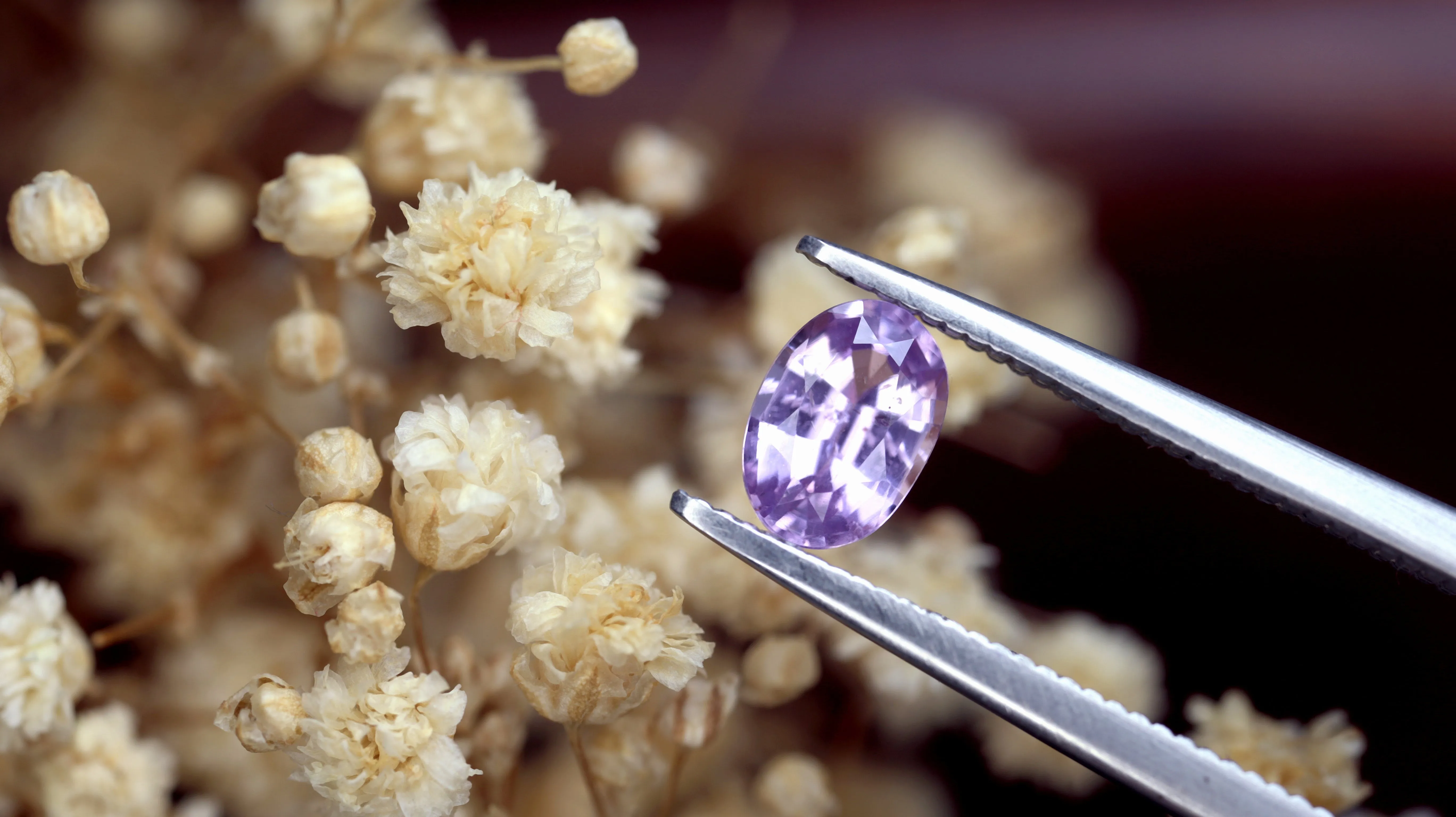 0.77ct Certified Natural Lavender Sapphire
