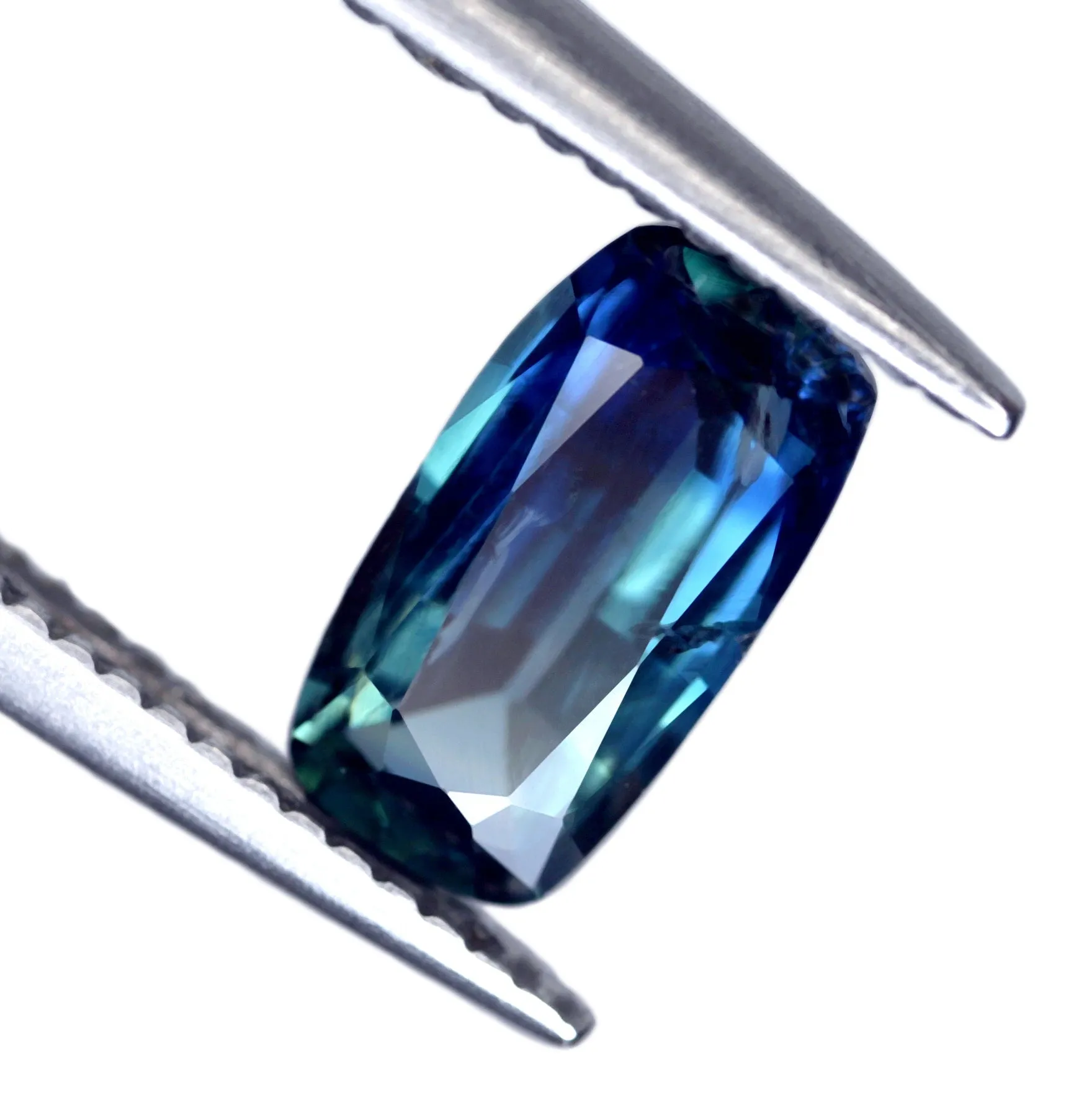 0.77ct Certified Natural Teal Sapphire