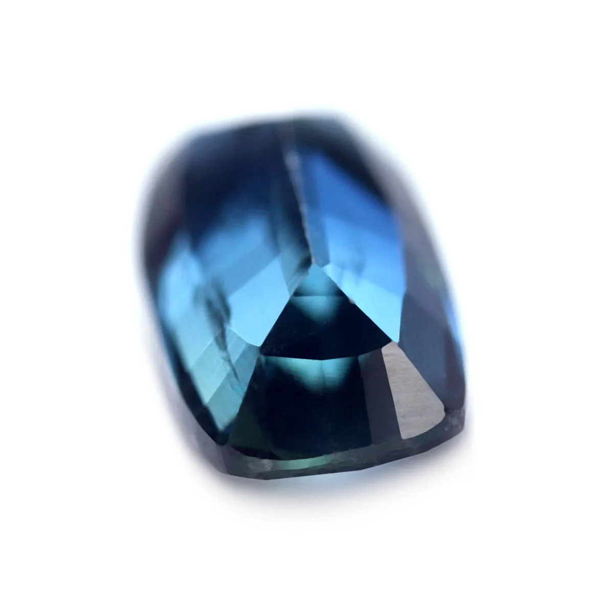 0.77ct Certified Natural Teal Sapphire