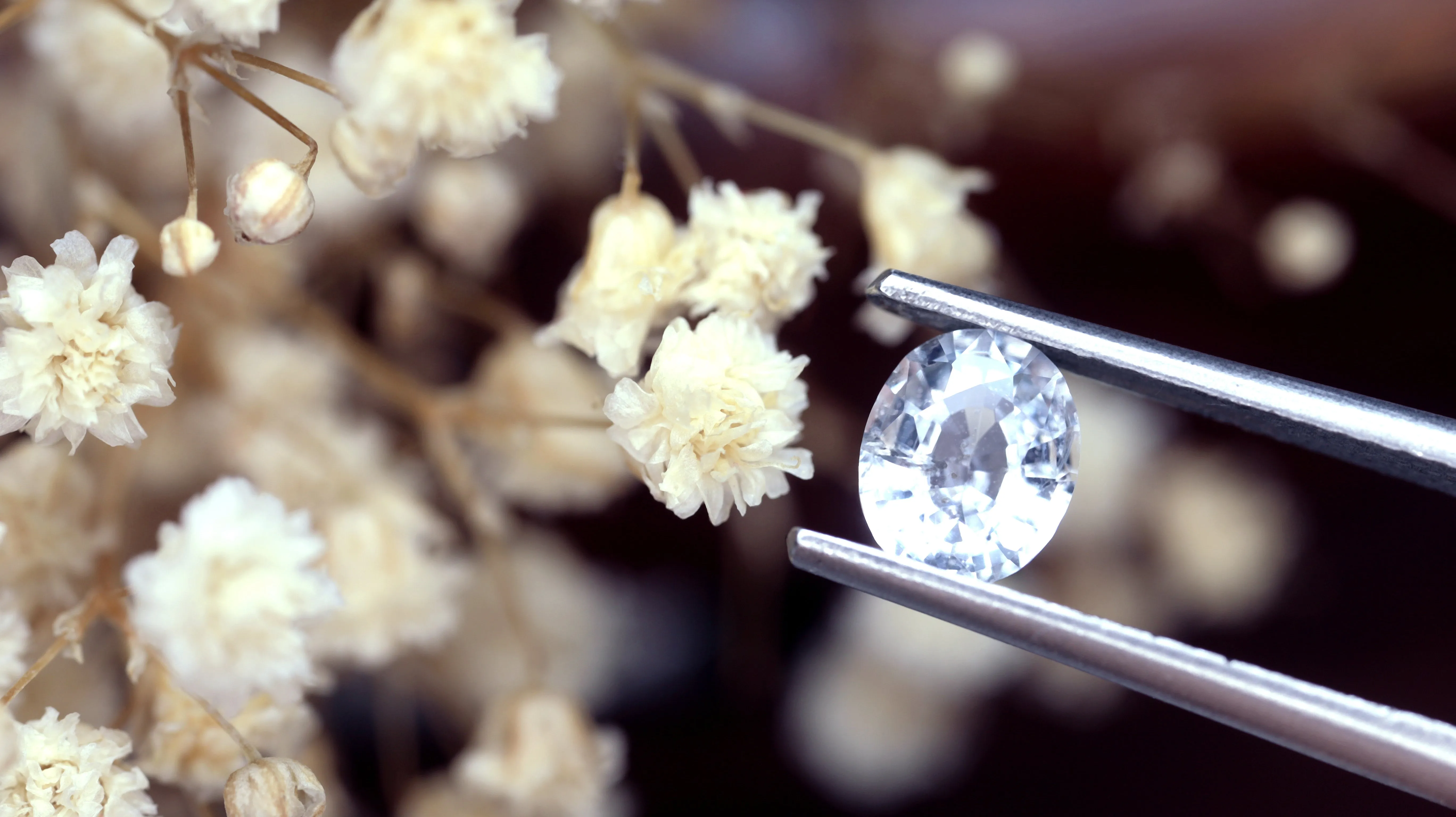 0.77ct Certified Natural White Sapphire