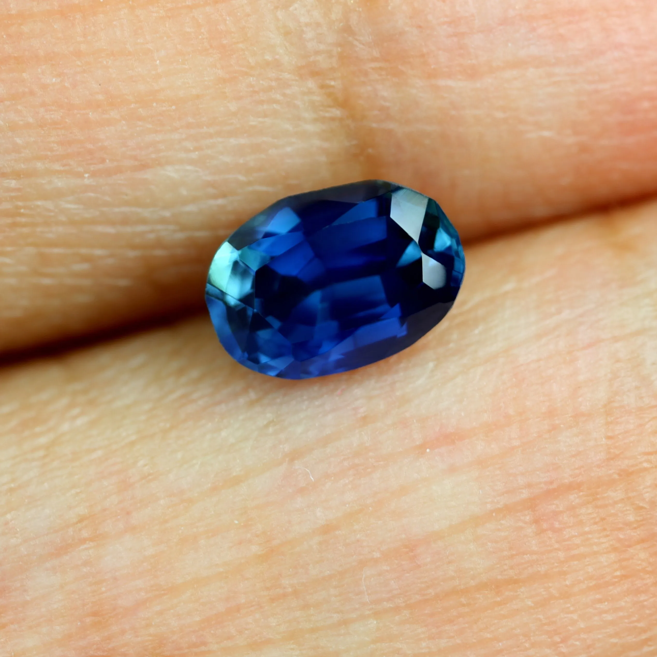 0.78ct Certified Natural Blue Sapphire