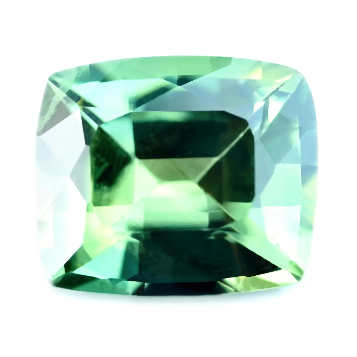 0.78ct Certified Natural Green Sapphire