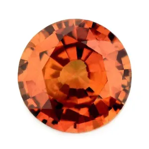 0.78ct Certified Natural Orange Sapphire