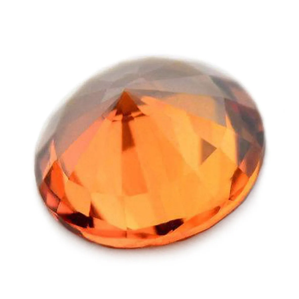 0.78ct Certified Natural Orange Sapphire