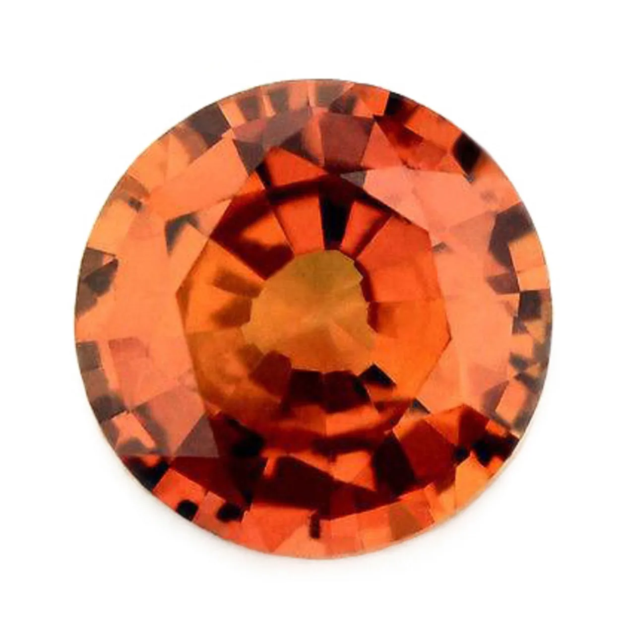 0.78ct Certified Natural Orange Sapphire