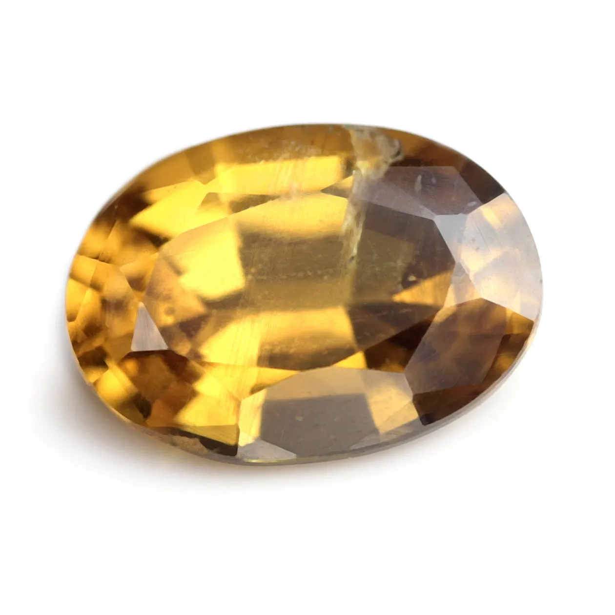 0.78ct Certified Natural Yellow Sapphire