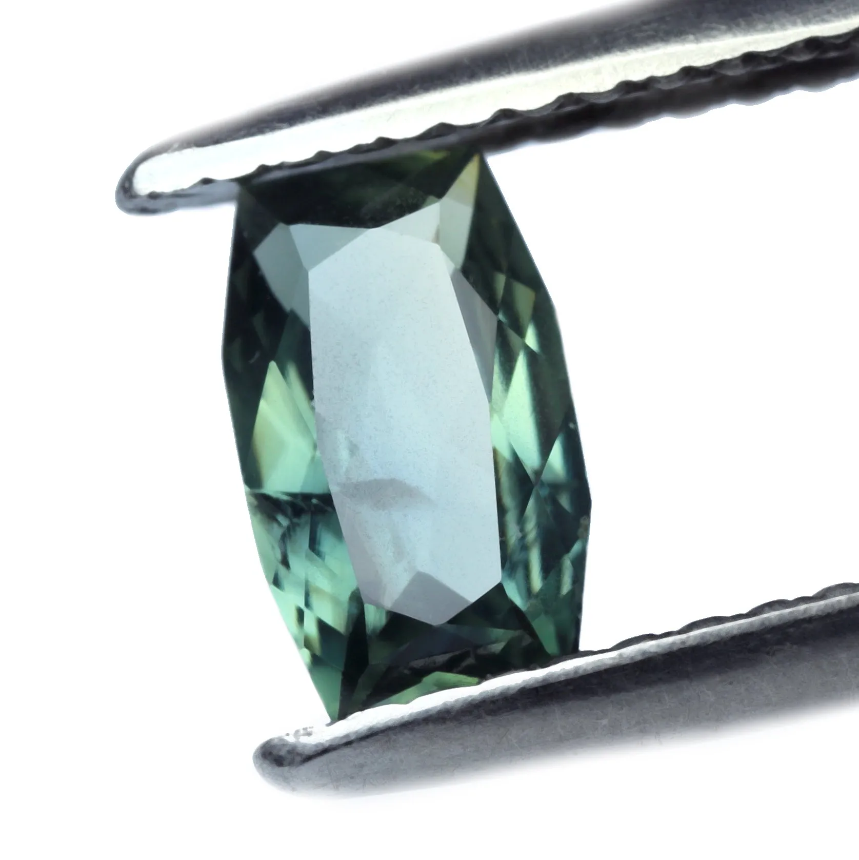 0.79ct Certified Natural Teal Sapphire