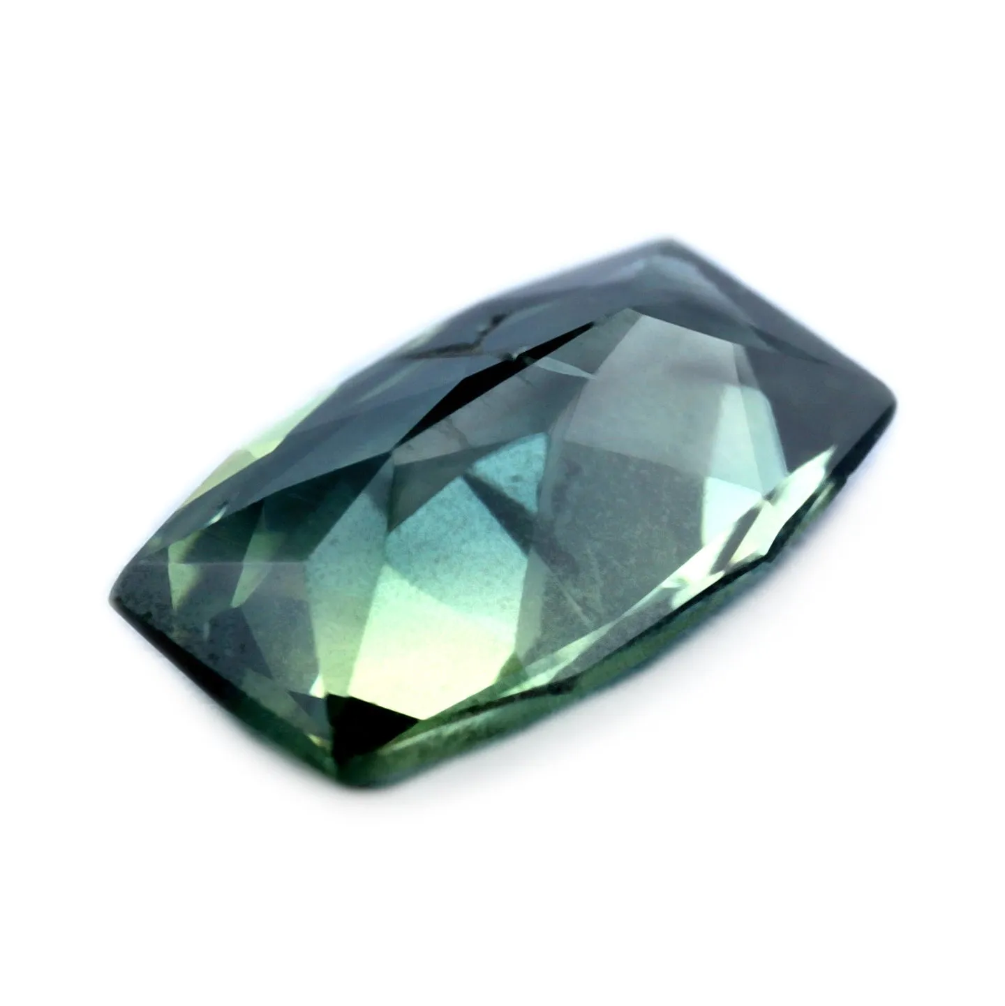 0.79ct Certified Natural Teal Sapphire
