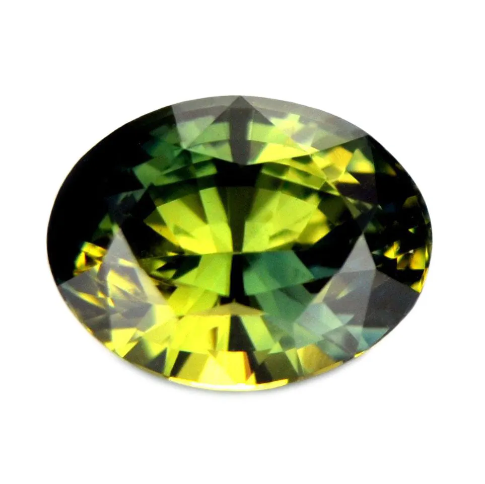 0.80ct Certified Natural Green Sapphire