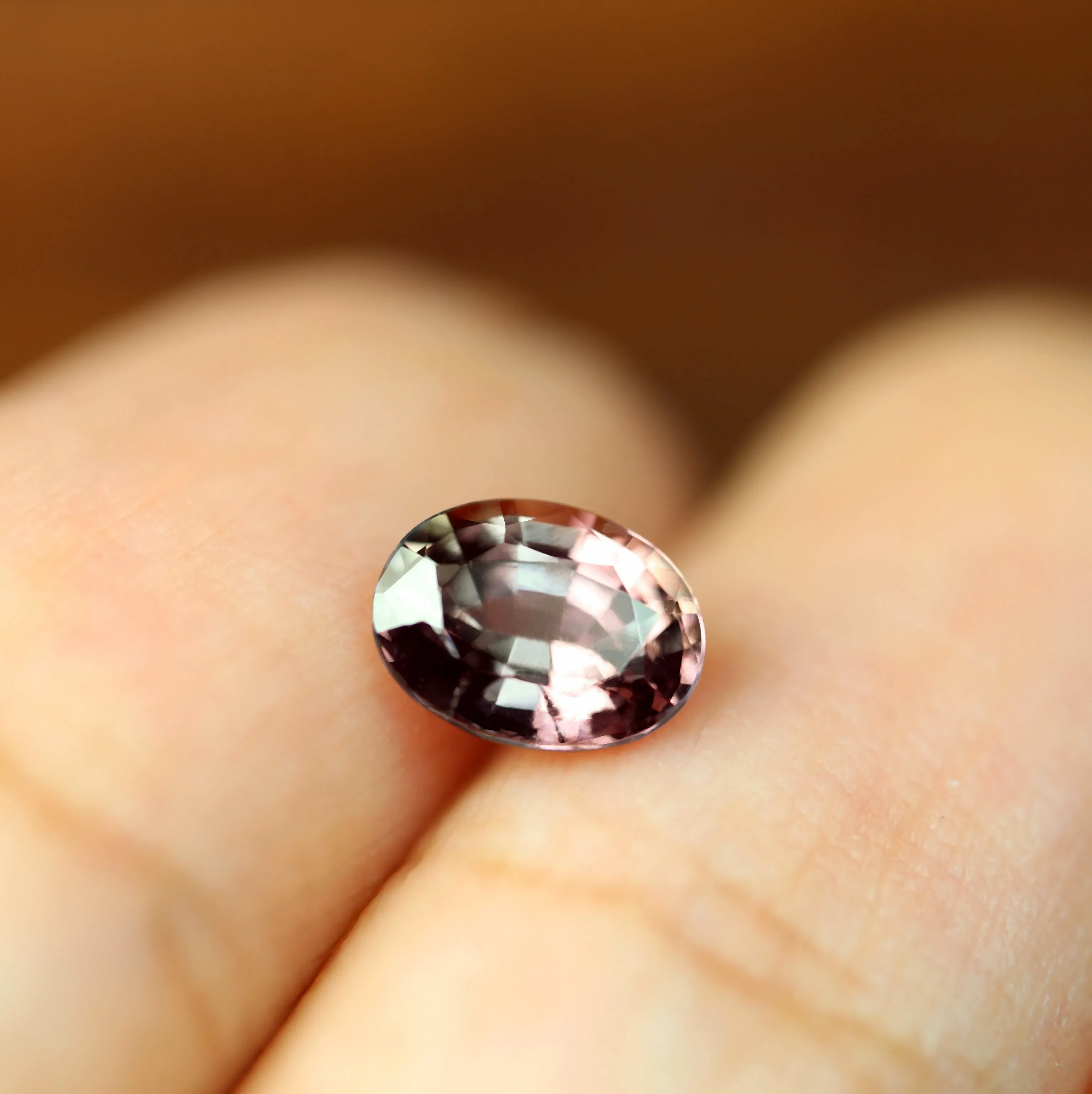0.80ct Certified Natural Peach Sapphire
