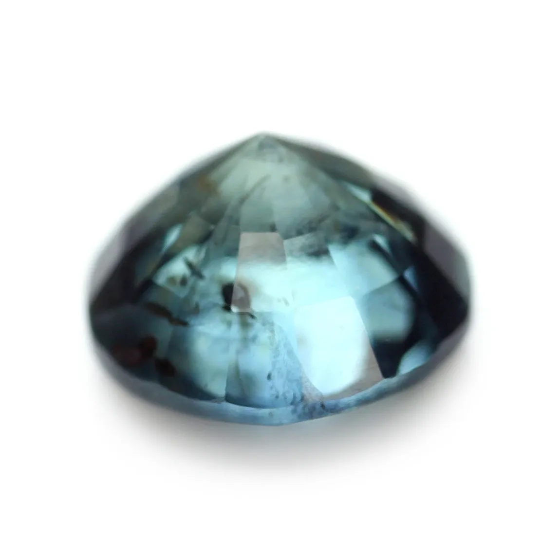 0.80ct Certified Natural Teal Sapphire