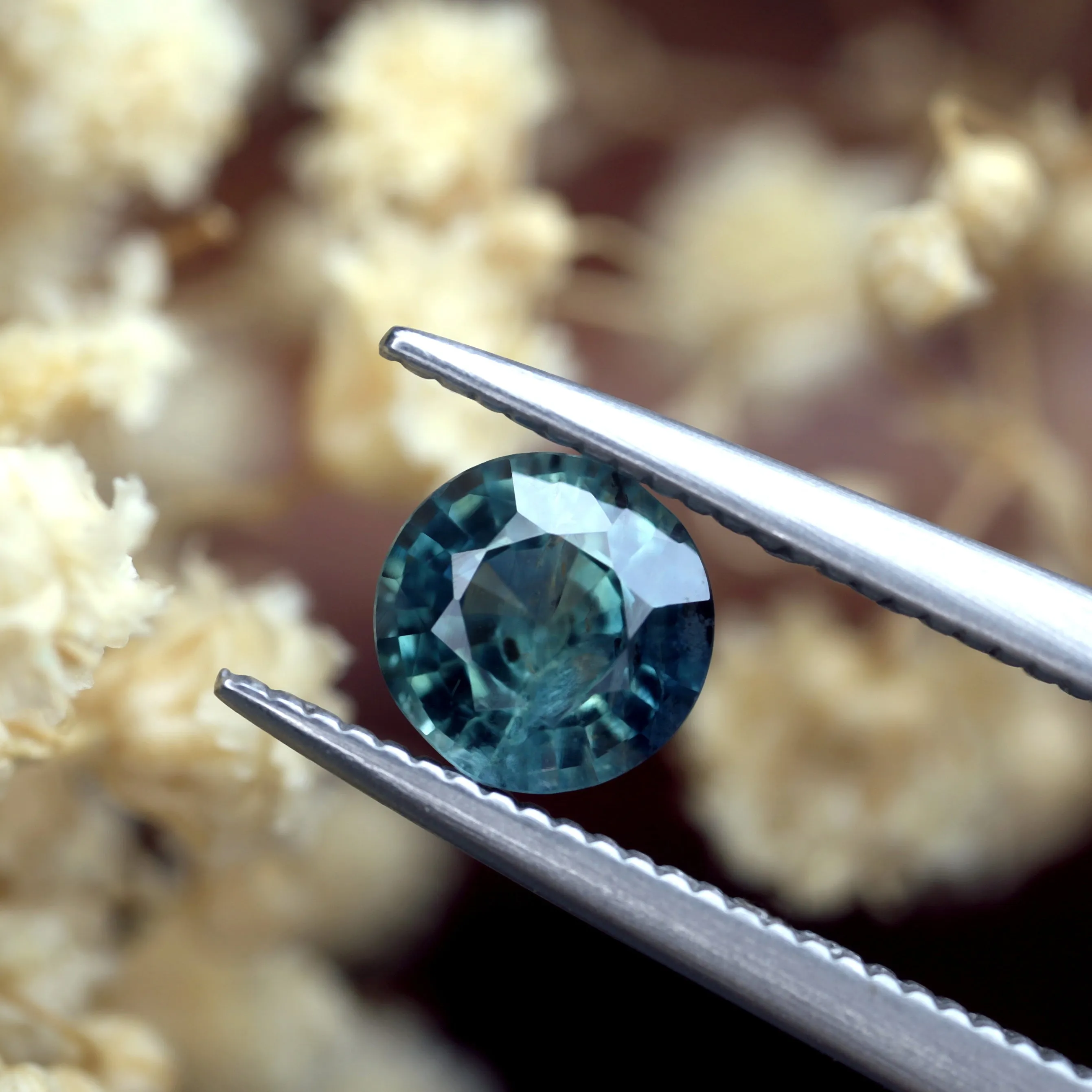 0.80ct Certified Natural Teal Sapphire