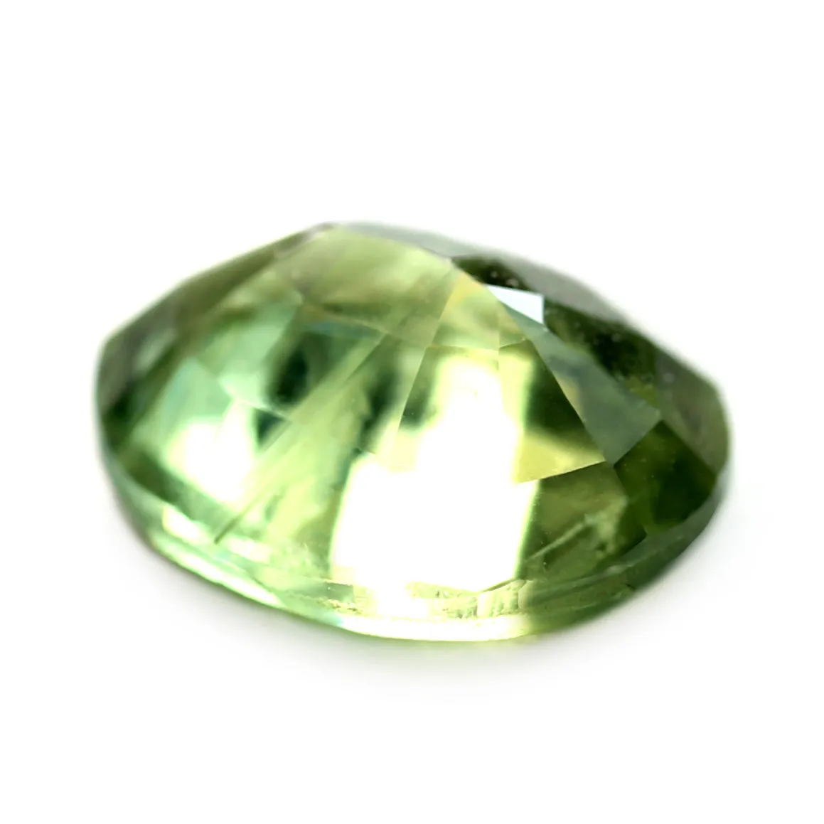 0.81ct Certified Natural Green Sapphire