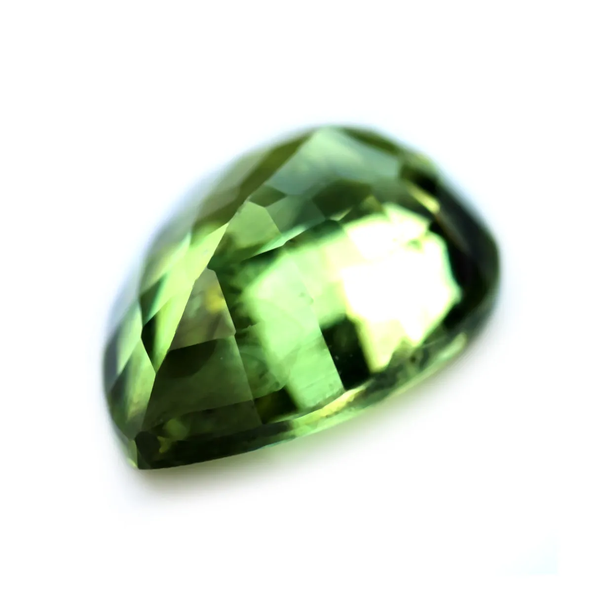 0.81ct Certified Natural Green Sapphire