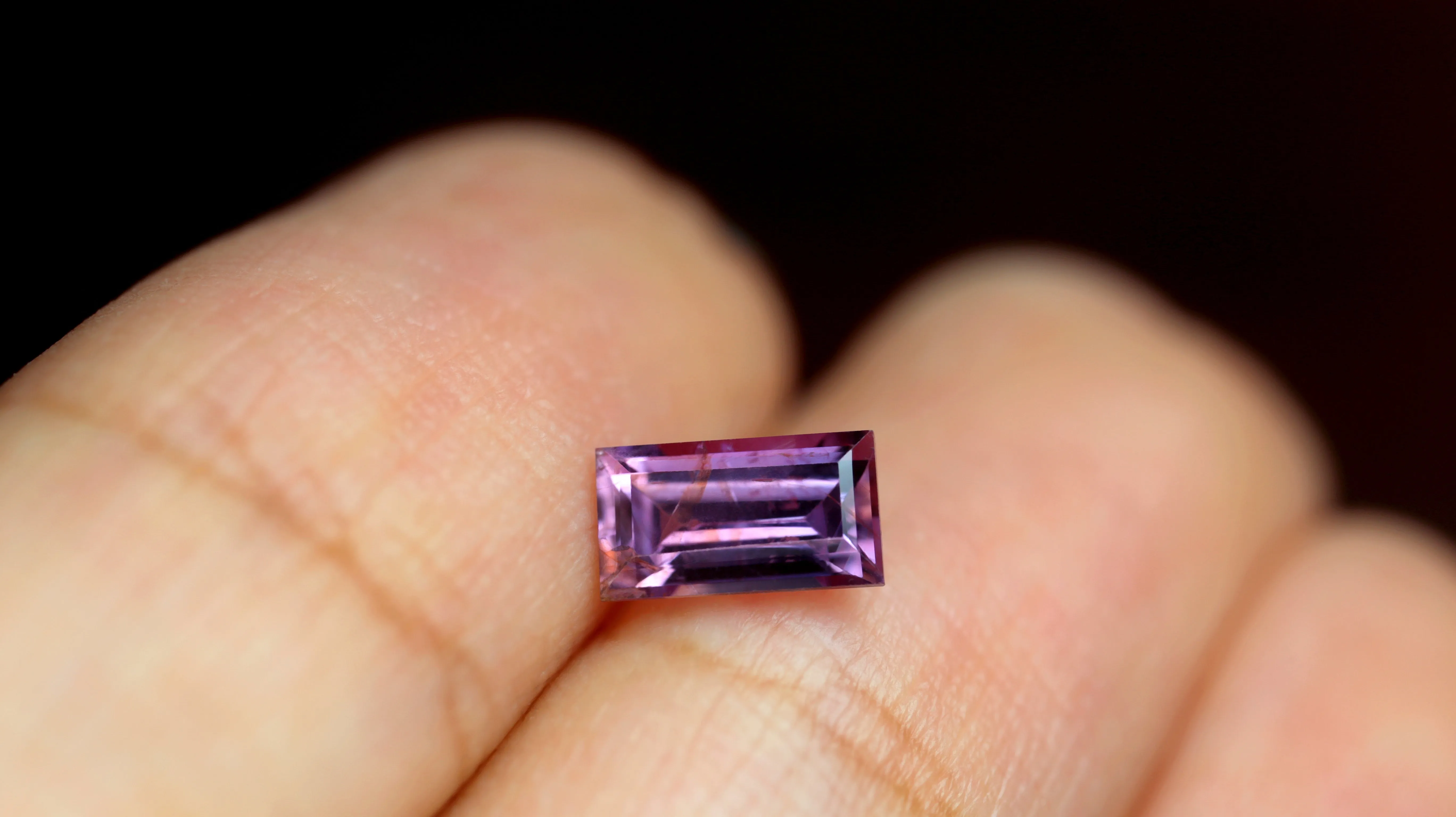 0.81ct Certified Natural Purple Sapphire