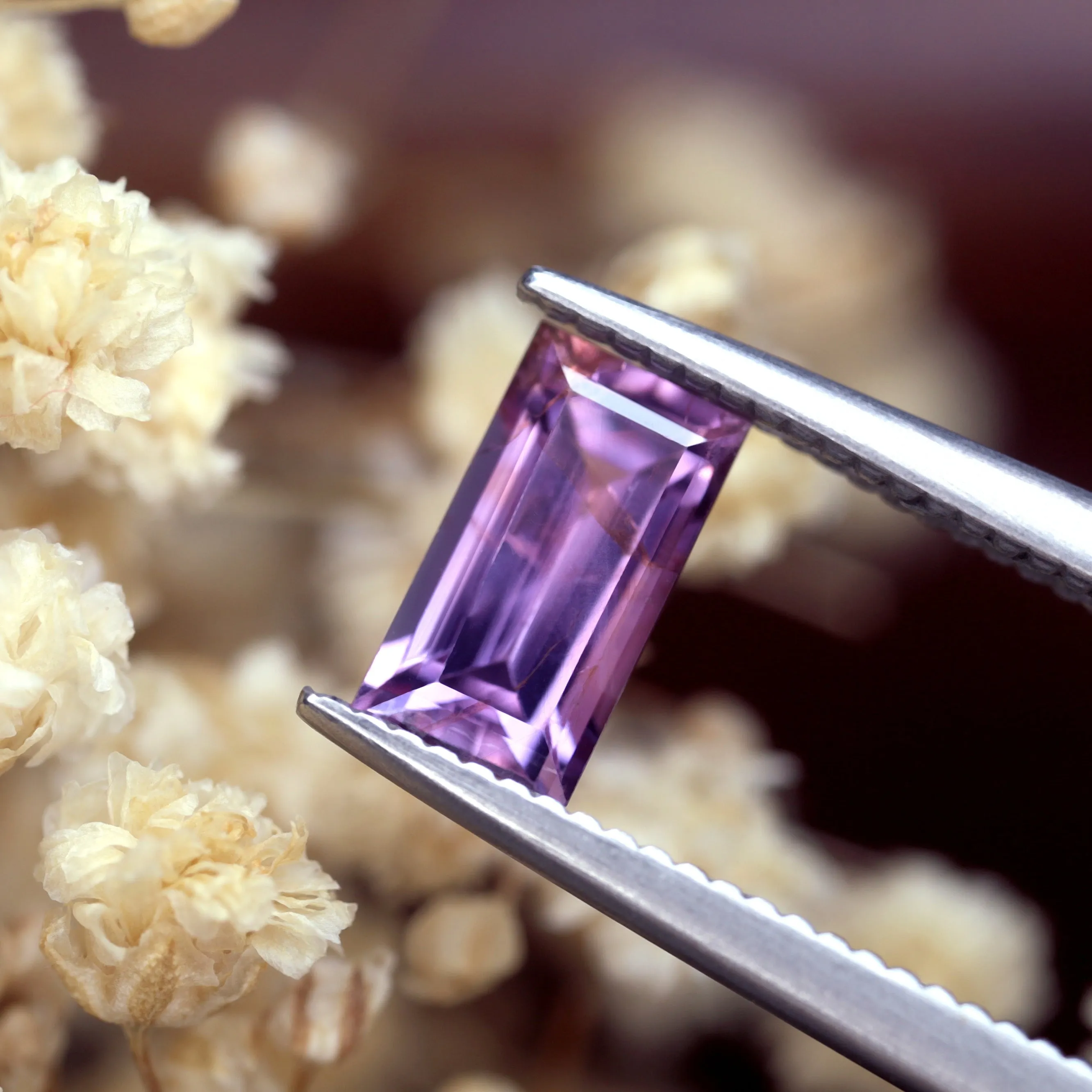 0.81ct Certified Natural Purple Sapphire