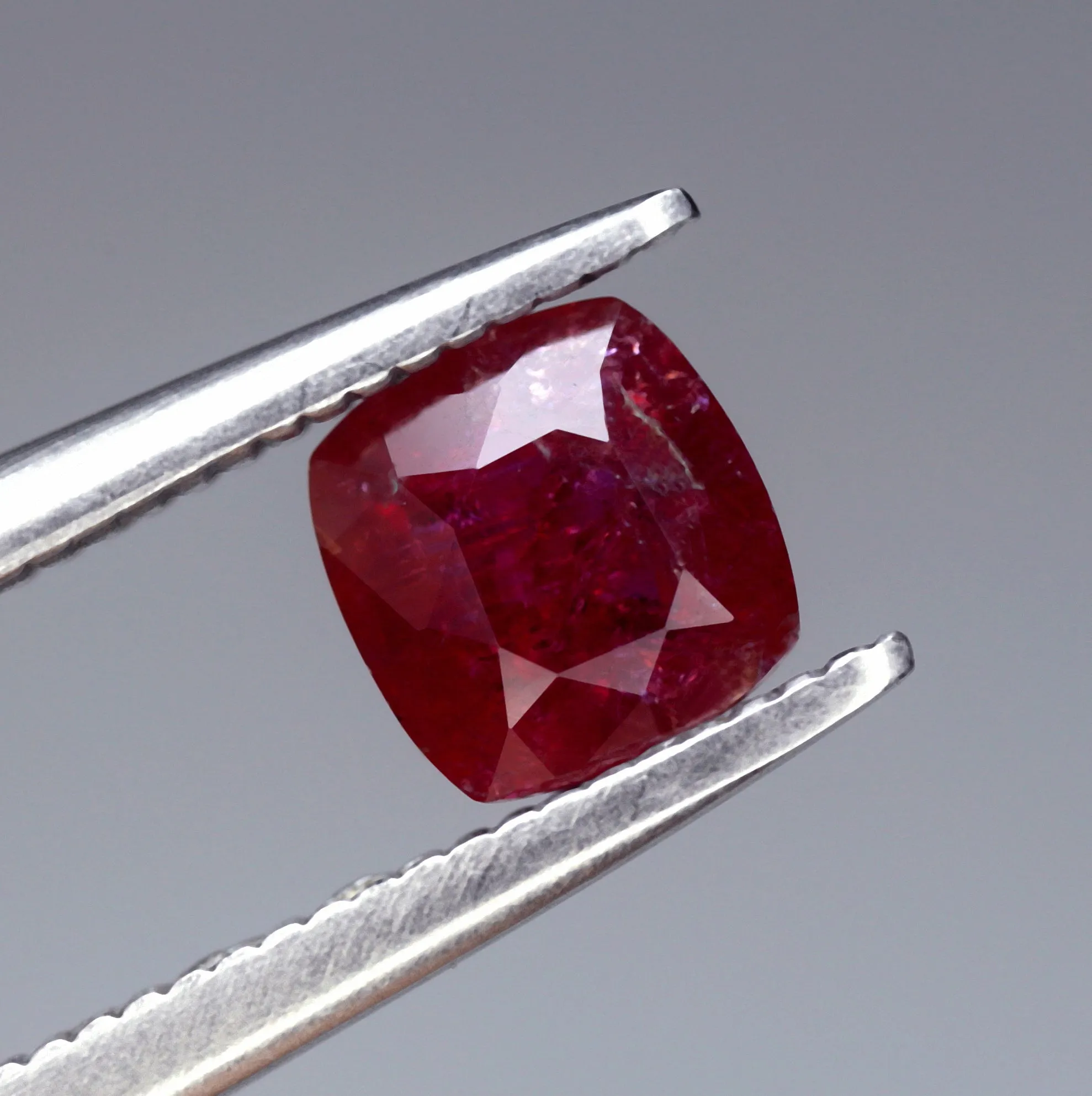 0.81ct Certified Natural Red Color Ruby