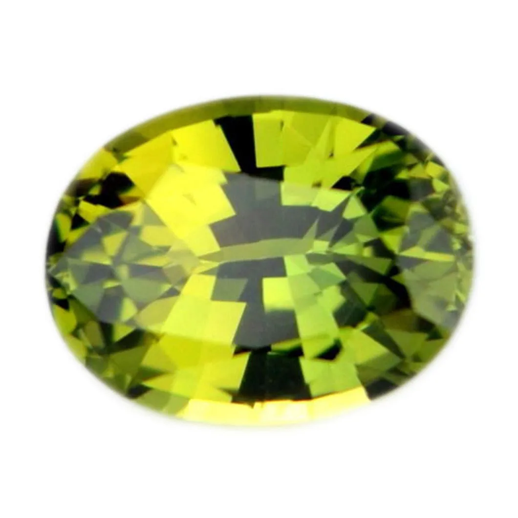 0.82ct Certified Natural Green Sapphire