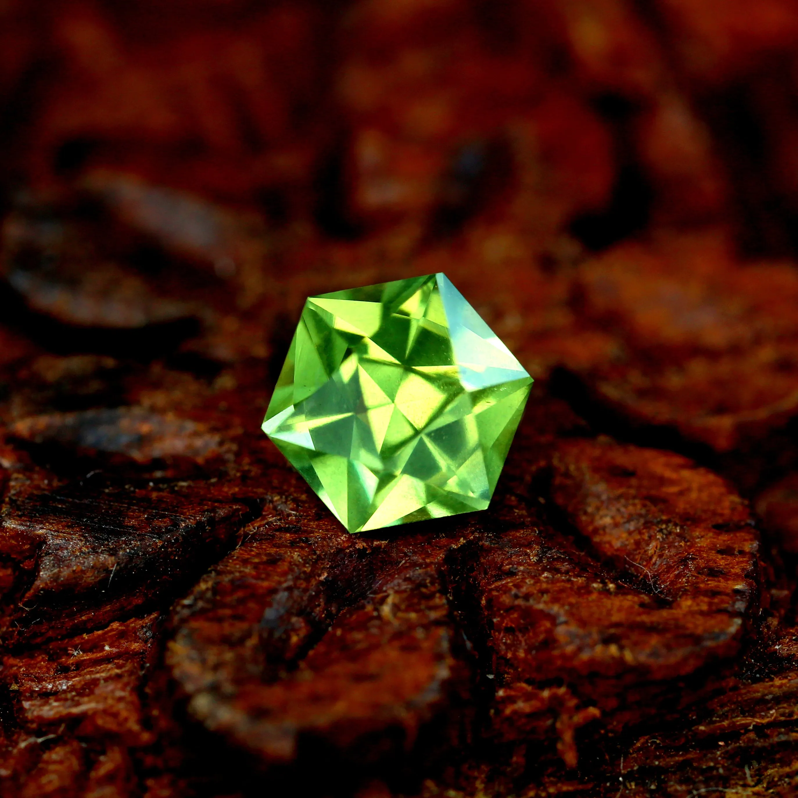 0.82ct Certified Natural Green Sapphire