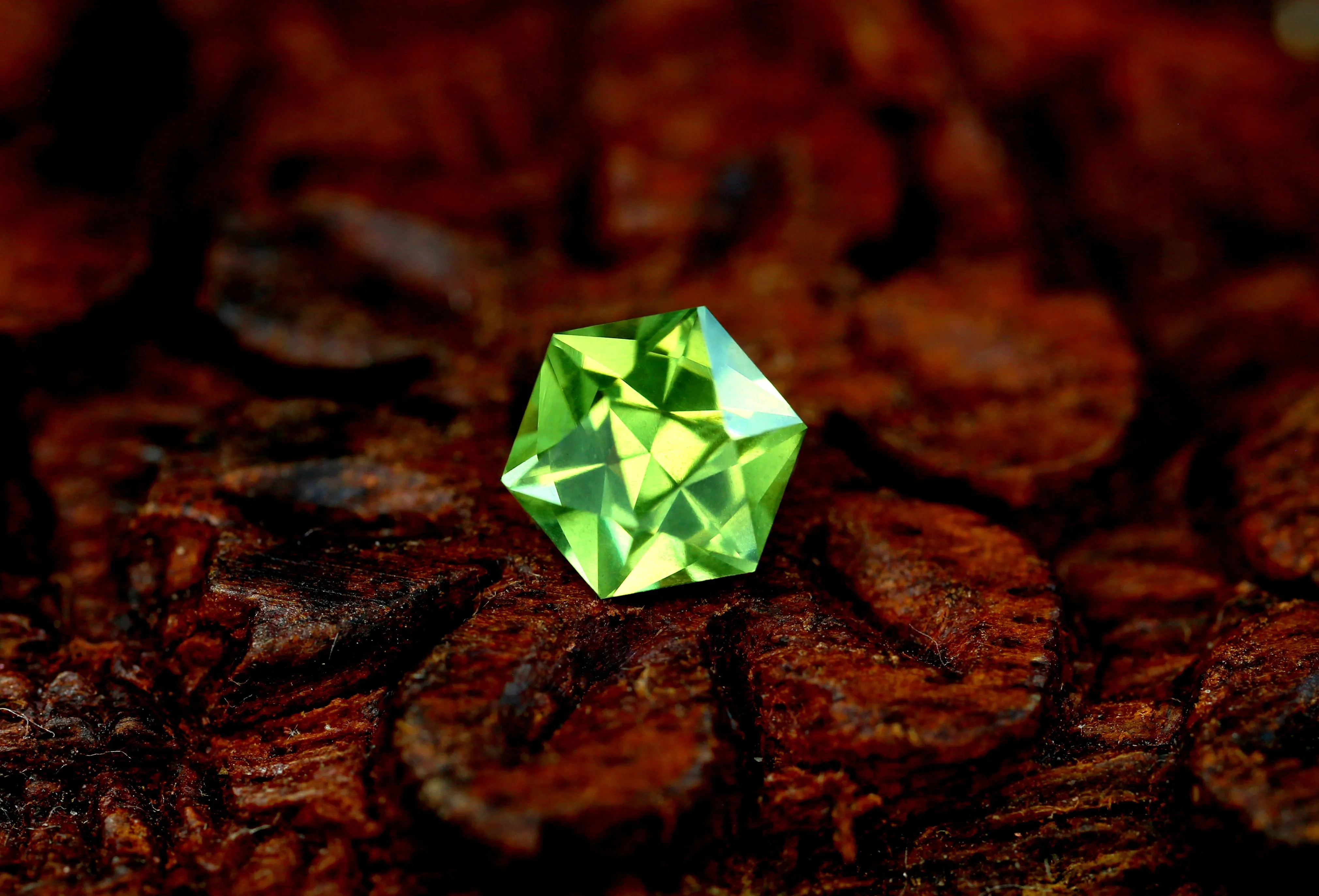 0.82ct Certified Natural Green Sapphire