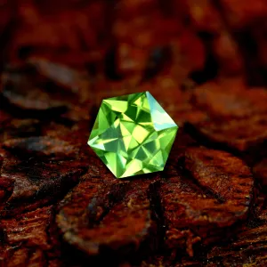 0.82ct Certified Natural Green Sapphire